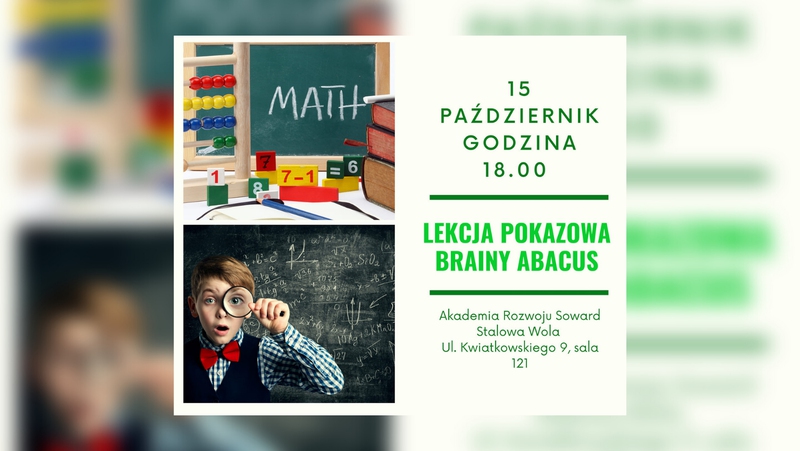 Matematyka mentalna - Brainy Abacus - Darmowa lekcja próbna