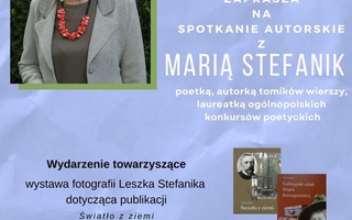 Spotkanie autorskie z Maria Stefaniak