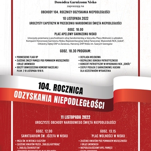 Obchody 104. Rocznicy Odzyskania Niepodległości
