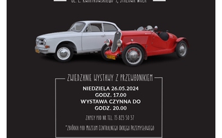 Zwiedzanie z przewodnikiem wystawy samochodów zabytkowych