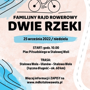 Familijny Rajd Rowerowy „Dwie rzeki”