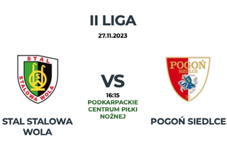 Stal Stalowa Wola vs Pogoń Siedlce