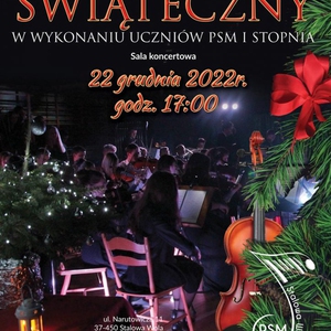 Koncert Świąteczny w wykonaniu uczniów PSM I stopnia
