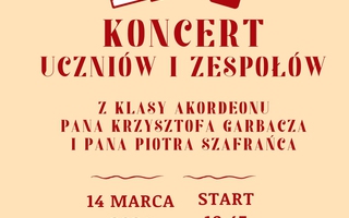 Koncert uczniów i zespołów