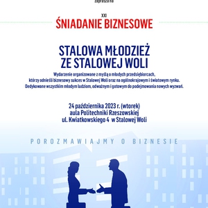 XXI Śniadania Biznesowe Stalowa Młodzież w Stalowej Woli