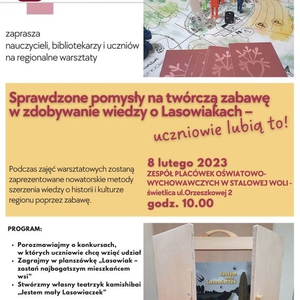 „Sprawdzone pomysły na twórczą zabawę w zdobywanie wierzy o Lasowiakach – uczniowie lubią to”.
