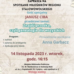 Znajdź przodka, czyli genealogia dla wszystkich