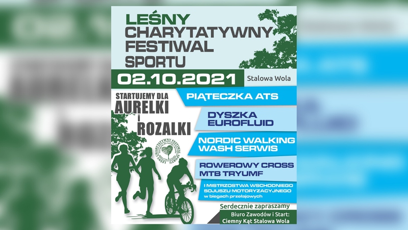 Ostatnie dni zapisów online na Leśny Charytatywny Festiwal Sportu 2021