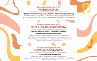 Przegląd wydarzeń ze Stalowej i okolic / 16-22 sierpnia