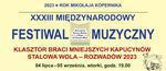Stalowa Wola: Dziś ostatni koncert festiwalowy w klasztorze