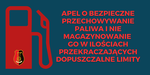 Apel o bezpieczne przechowywanie paliwa i nie magazynowanie go w ilościach przekraczających dopuszczalne limity
