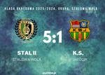 12.kolejka.STAL II Stalowa Wola - KS Jarocin 5:1 (1:0) (skrót)