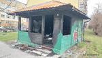 Spalony kiosk czeka na rozbiórkę | Sztafeta.pl