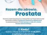 Zaproszenie do wzięcia udziału w badaniach profilaktycznych w ramach Akcji "Razem dla zdrowia. Prostata"