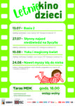 Letnie Kino Dzieci ’24 - Miejski Dom Kultury w Stalowej Woli