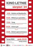 Kino Letnie ’24 - sierpień - Miejski Dom Kultury w Stalowej Woli