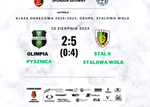 Klasa okręgowa.1.kolejka.Olimpia Pysznica-STAL II 2:5 (0:4)