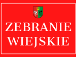 Zawiadomienie o zebraniu wiejskim w sołectwie Pysznica