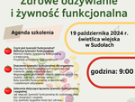 Zaproszenie do udziału w szkoleniu "Zdrowe odżywianie i żywność funkcjonalna"