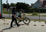 Kolejny egzamin na kartę rowerową ze stalowowolską policją