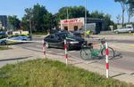 Wypadek z udziałem rowerzysty