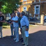 Spacer seniorów z RKS po Stalowej Woli - Rozwadów z Zastępcą Prezydenta Miasta Stalowej Woli Panią Moniką Pachacz-Świderską