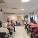 Przedszkole Integracyjne "Ene-Due-Rabe" z wizytą w Dziennym Domu Senior+