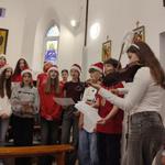 Koncert kolęd PSP nr 11 dla uczestników Dziennego Domu "Senior+" i pensjonariuszy DPS w Stalowej Woli