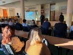 Policjanci rozmawiali ze studentami o bezpieczeństwie