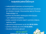 Bezpłatne pomiary termowizyjne - budynki jednorodzinne - 4 pomiary na terenie gminy Pysznica
