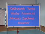 Konkurs Ogólnopolskiego Turnieju Wiedzy Pożarniczej "Młodzież Zapobiega Pożarom" - eliminacje gminne