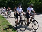 Patrole rowerowe czuwały nad bezpieczeństwem "CycleRight"