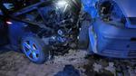 Pijany kierowca BMW uszkodził trzy zaparkowane samochody i znieważył funkcjonariuszy