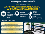 Ze względów organizacyjnych szkolenie "Zasady prowadzenia księgowości w organizacji pozarządowej" w ramach inicjatywy Uniwersytet Samorządności zostało przełożone.