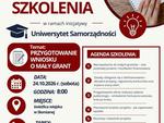 Bezpłatne szkolenie "Przygotowanie wniosku o mały grant"